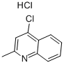 4-氯-2-甲基喹啉盐酸盐 结构式