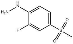 2-氟-4-甲磺苯联胺 结构式