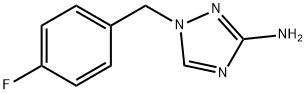 1-(4-氟苄基)-1H-1,2,4-3-氨基-1,2,4-三氮唑 结构式