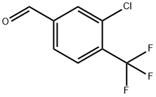 3-氯-4-三氟甲基苯甲醛 结构式