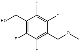 4-甲氧基甲基-2,3,5,6-四氟苯甲醇 结构式