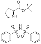 H-PRO-OTBU · DIBENZENESULFONIMIDE 结构式