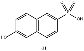 2-萘酚-6-磺酸钾 结构式