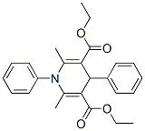 DIETHYL 1,4-DIHYDRO-2,6-DIMETHYL-1,4-DIPHENYL-3,5-PYRIDINEDICARBOXYLATE 结构式