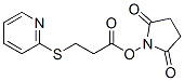 1-[1-oxo-3-(2-pyridylthio)propoxy]pyrrolidine-2,5-dione 结构式