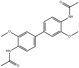 N,N'-Diacetyldianisidine 结构式