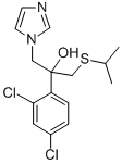 alpha-(2,4-Dichlorophenyl)-alpha-(((1-methylethyl)thio)methyl)-1H-imid azole-1-ethanol 结构式