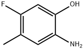 2-氨基-5-氟-4-甲基苯酚 结构式