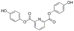 bis(4-hydroxyphenyl) pyridine-2,6-dicarboxylate  结构式