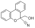 6-(Hydroxymethyl)-6H-dibenzo(b,d)pyran-6-carbonitrile 结构式