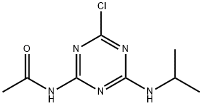 2-Chloro-4-acetaMido-6-(isopropylaMino)-s-triazine 结构式