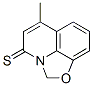 2H,4H-Oxazolo[5,4,3-ij]quinoline-4-thione,  6-methyl- 结构式