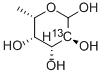 6-DEOXY-L-[2-13C]GALACTOSE 结构式