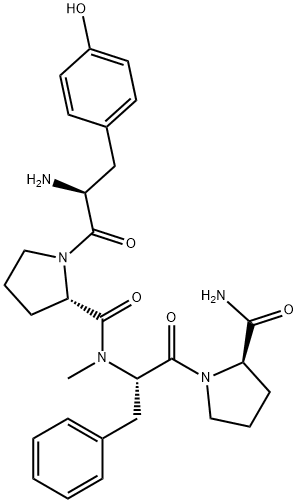 N-Me-phe（3）-吗啡肽 结构式