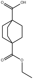 双环[2.2.2]辛烷-1,4-二甲酸单乙酯 结构式