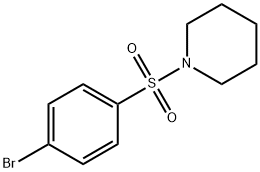 1-(4-溴苯基磺酰)哌啶 结构式