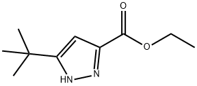5-(叔丁基)-2H-吡唑-3-甲酸乙酯 结构式