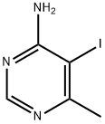 4-氨基-5-碘-6-甲基嘧啶 结构式