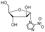 1-α-D-Arabinofuranosyl-2-nitro-1H-iMidazole 结构式
