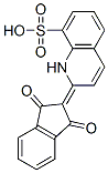 8-Quinolinesulfonic  acid,  2-(1,3-dihydro-1,3-dioxo-2H-inden-2-ylidene)-1,2-dihydro-  (9CI) 结构式