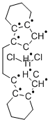 MESO-DICHLOROETHYLENEBIS-(4,5,6,7-TETRAHYDRO-1-INDENYL)-TITANIUM(IV) 结构式