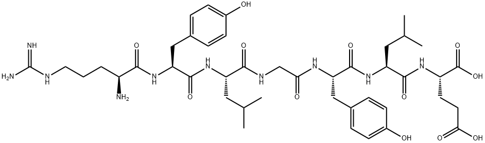 ARG-TYR-LEU-GLY-TYR-LEU-GLU 结构式