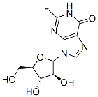 9--D-Arabinofuranosyl-2-fluoro-1,9-dihydro-6H-purin-6-one 结构式