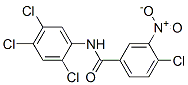 4-chloro-3-nitro-N-(2,4,5-trichlorophenyl)benzamide 结构式