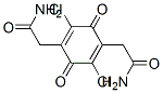 2,5-dichloro-3,6-dioxocyclohexa-1,4-diene-1,4-diacetamide 结构式