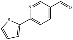 6-Thien-2-ylnicotinaldehyde 结构式