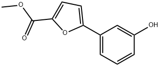 5-(3-羟基苯基)呋喃-2-甲酸甲酯 结构式