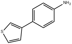 4-(噻吩-3-基)苯胺 结构式