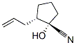 Cyclopentanecarbonitrile, 1-hydroxy-2-(2-propenyl)-, (1S,2S)- (9CI) 结构式