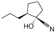 Cyclopentanecarbonitrile, 1-hydroxy-2-propyl-, (1S,2S)- (9CI) 结构式