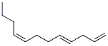 1,E-4,Z-8-Dodecatriene 结构式