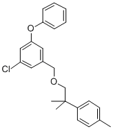 1-Chloro-3-((2-(4-methylphenyl)-2-methylpropoxy)methyl)-5-phenoxybenze ne 结构式