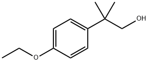 2-(4-乙氧基苯基)-2-甲基丙醇 结构式