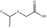 二氟甲基硫乙酸 结构式