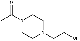 1-乙酰基-4-(2-羟基乙基)哌嗪盐酸盐 结构式