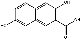 3,7-二羟基-2-萘甲酸 结构式