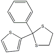 1,3-DITHIOLANE, 2-PHENYL-2-(2-THIENYL)- 结构式