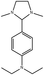 2-(p-(Diethylamino)phenyl)-1,3-dimethylimidazolidine 结构式