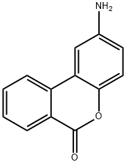 6-氨基-3,4-苯并香豆素 结构式