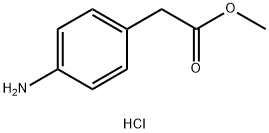 4-氨基苯乙酸甲酯盐酸盐 结构式