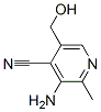 4-Pyridinecarbonitrile,  3-amino-5-(hydroxymethyl)-2-methyl- 结构式