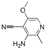 4-Pyridinecarbonitrile,  3-amino-5-methoxy-2-methyl- 结构式