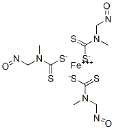 Ferric nitroso dimethyl dithiocarbamate 结构式