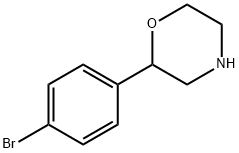 2-(4-溴苯基)吗啉 结构式