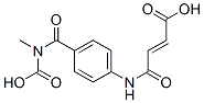 3-[[4-(carboxymethylcarbamoyl)phenyl]carbamoyl]prop-2-enoic acid 结构式