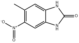 5-硝基-6-甲基苯骈咪唑酮 结构式